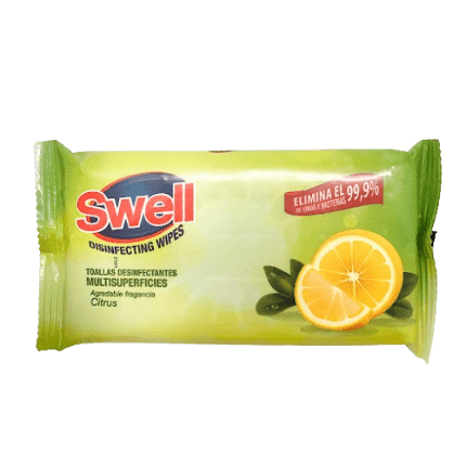TOALLAS SWELL DESINFECTANTE CITRUS X 24UN