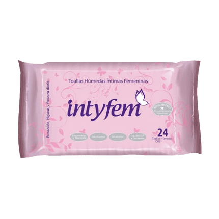 TOALLAS HÚMEDAS INTIMAS INTYFEM X24UNID
