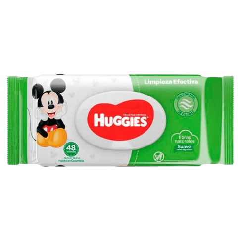 TOALLAS HUMEDAS HUGGIES LIMPIEZA E X 48U