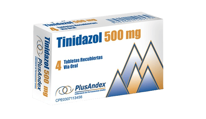 TINIDAZOL 500 MG X 4 TAB PLUSANDEX