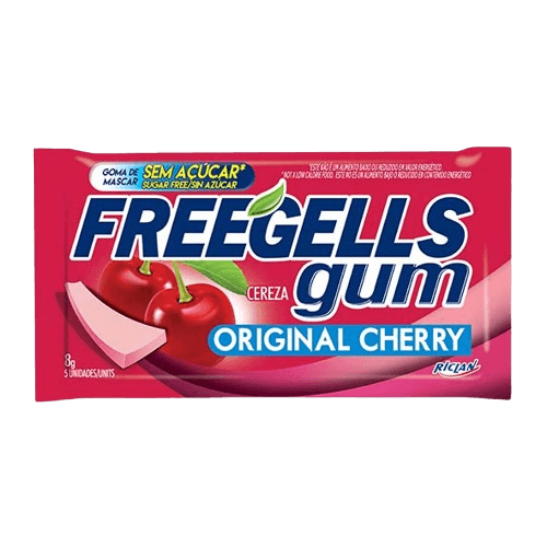 FREEGELLS GUM CEREZA 8GR