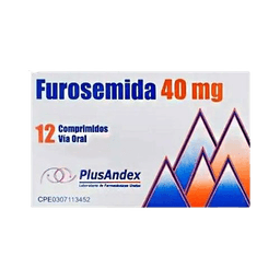 FUROSEMIDA 40MG X 12COM