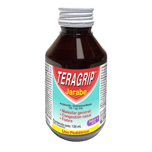 TERAGRIP PED 125MG 1MG/5ML X120 ML