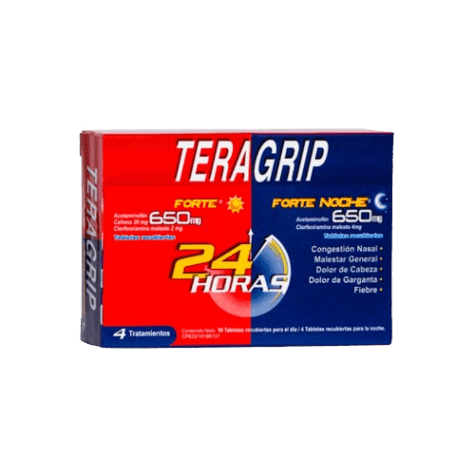 TERAGRIP FORTE DIA-NOCHE X 10+4 TAB