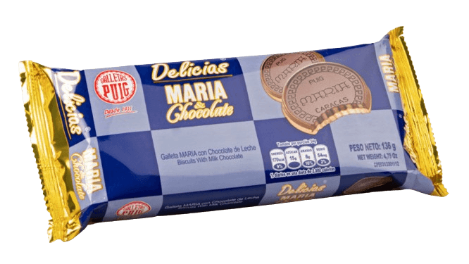 GALLETA MARIA DELICIAS CHOCOLATE X 136GR