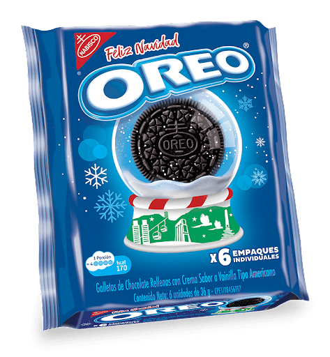 GALLETA OREO AMERICANO NAVIDAD X 6 PAQ
