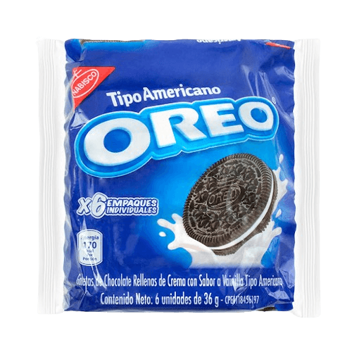 GALLETA OREO AMERICANA 36GR X 6 PAQUETE