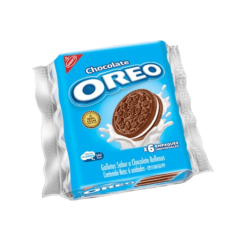 GALLETA OREO CHOCOLATE 36GR X 6 PAQUETES