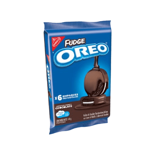 GALLETA OREO FUDGE 168GR X 6 PAQUETES