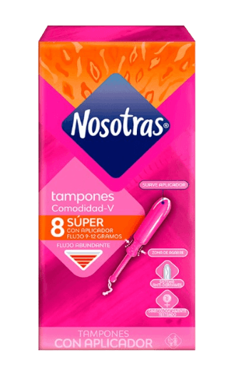 TAMPONES NOSOTRAS SUPER X 8