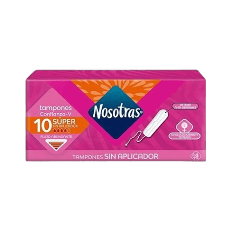 TAMPONES NOSOTRAS SUPER X 10