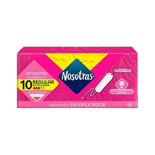 TAMPONES NOSOTRAS REGULAR X 10