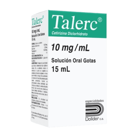 TALERC 10MG/ML X 15ML GOTAS