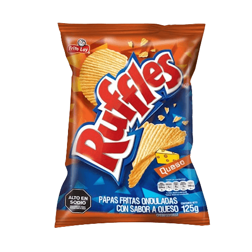 RUFFLES QUESO X 125GR SNACKS