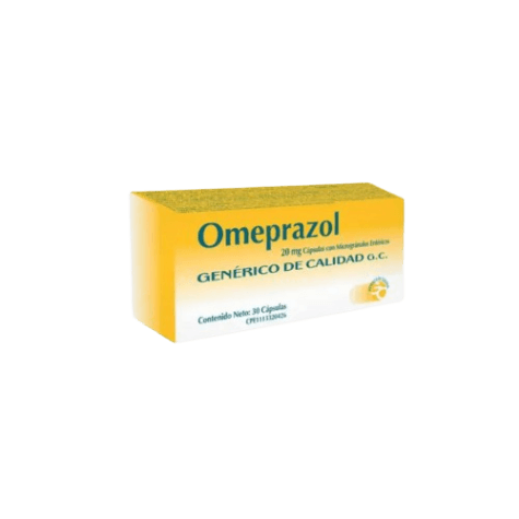 OMEPRAZOL 20MG X 7CAP BLIST GE CALIDAD