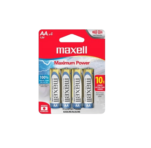 PILAS MAXELL ALCALINAS AA X4