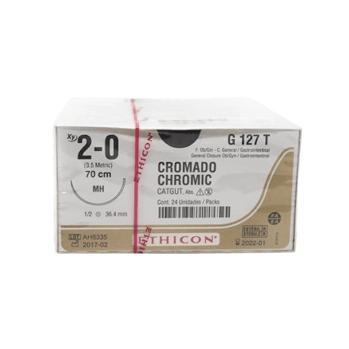 SUTURA CROMICO CATGUT 2-0