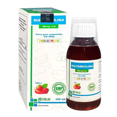 SULTAMICILINA S/F 250MG/5ML X 100ML DIST
