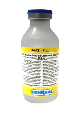 SOLUCION ISOTONICA DE CLORURO 0.9%  100M