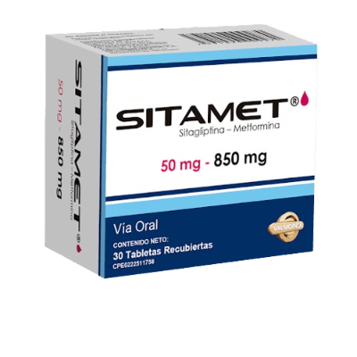 SITAGLIPTINA-METFORMINA 50MG/850MG X 28T