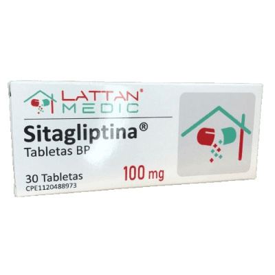 SITAGLIPTINA 100MG X 30TAB LATTAN MEDIC