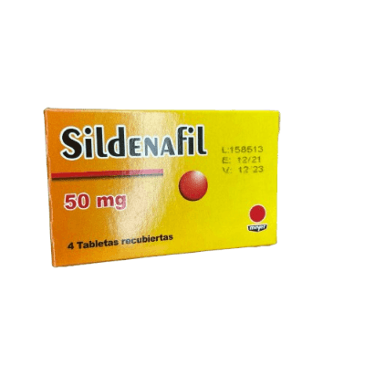 SILDENAFIL TAB/REC 50 MG X 4
