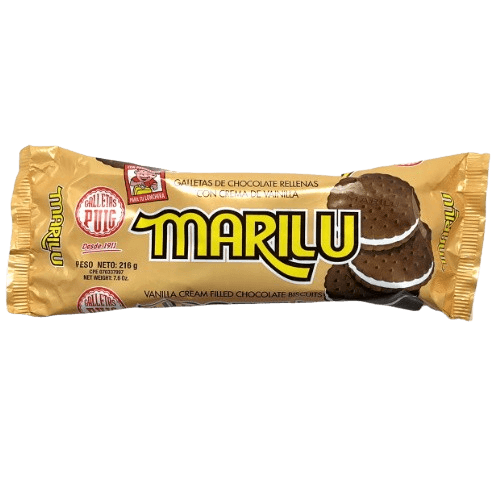 GALLETAS MARILU CHOCOLATE Y VAINILLA 216G