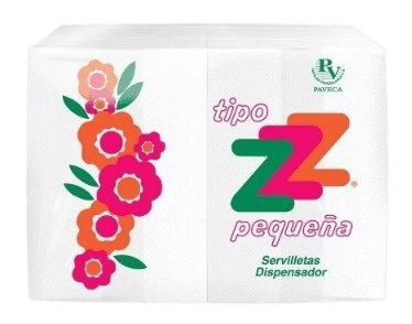 SERVILLETA ZZZ PEQUEÑA 250 UNID