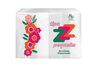 SERVILLETA ZZZ PEQUEÑA 160 UNID