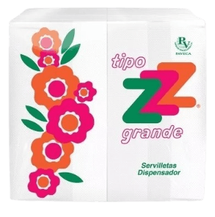 SERVILLETA ZZZ GRANDE 250 UNID