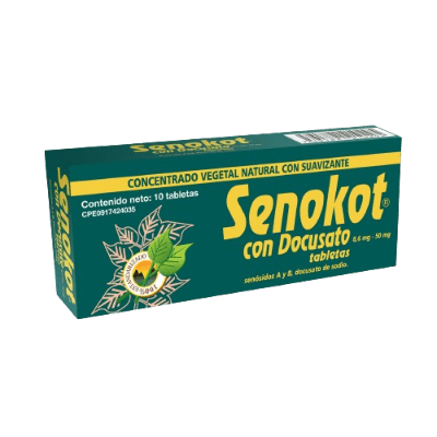 SENOKOT CON DOCUSATO X 10TAB