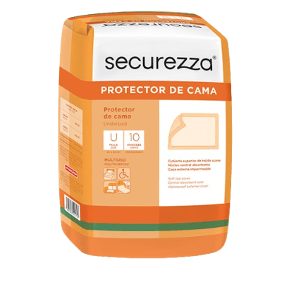 SECUREZZA PROTECTOR DE CAMA X 10 UNI
