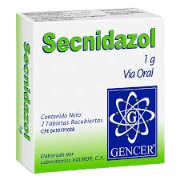SECNIDAZOL 1GR X 2 TAB