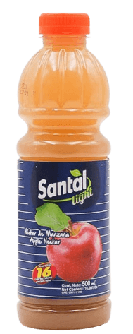 SANTAL LIGHT NECTAR MANZANA X 500ML