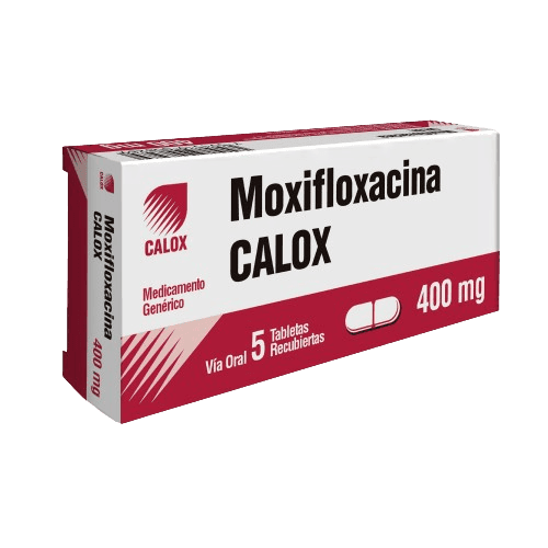 MOXIFLOXACINA 400MG X 5 CALOX
