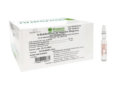 N-BUTILBROMURO COMPUESTO 20MG-2.5GR 5ML