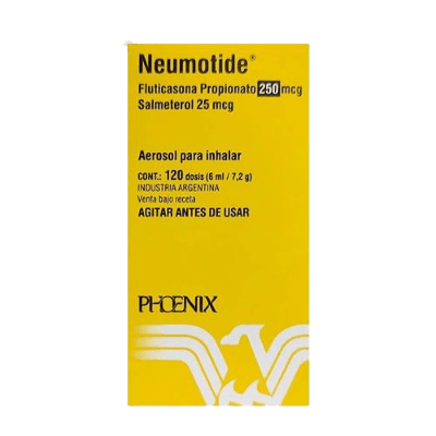 NEUMOTIDE 250MCG/25MCG X 120DOSIS