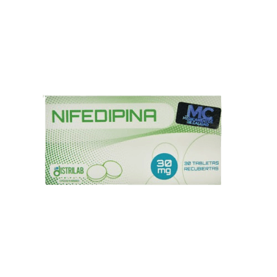 NIFEDIPINA 30MG X 30 TAB DISTRILAB
