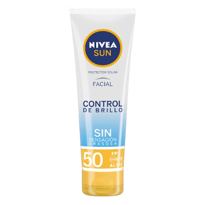 NIVEA SUN PROT. SOLAR FACIAL BRILLO 50ML
