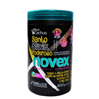 NOVEX MEUS CACHOS SANTO BLACK X 400G