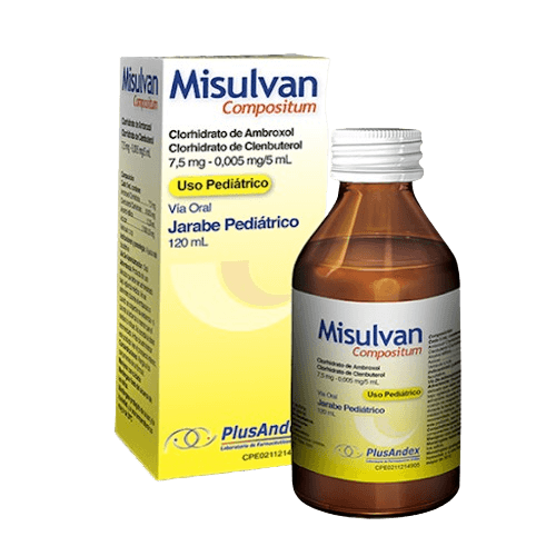 MISULVAN COMPUESTO 7.5MG-0.005/5ML X 120