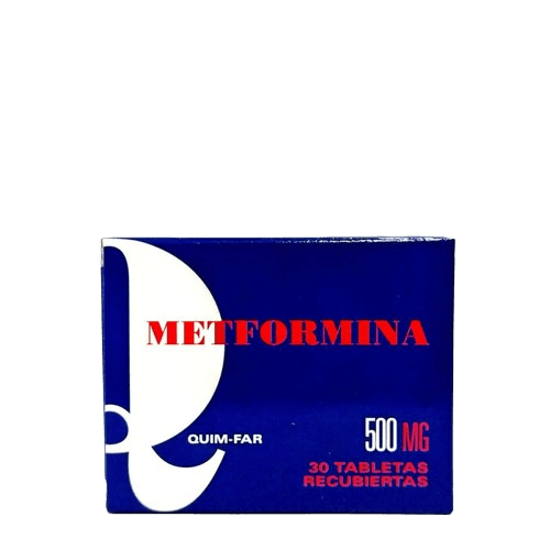 METFORMINA 500MG TABLETAS X 30 (QUIM-FAR)