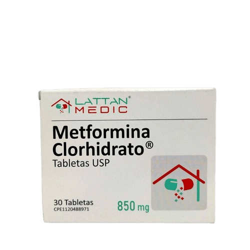 METFORMINA 850MG X 30TAB LATTAN MEDIC