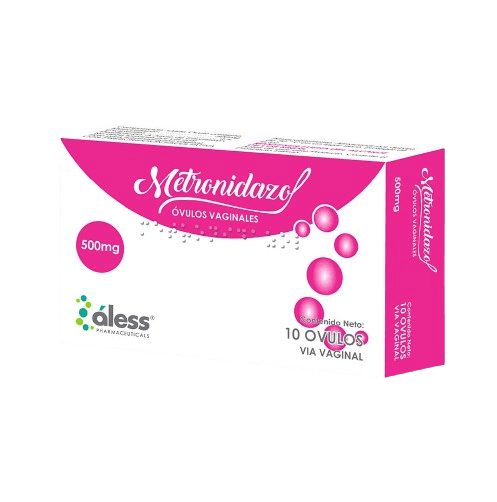 METRONIDAZOL 500MG X 10 OVULOS ALESS