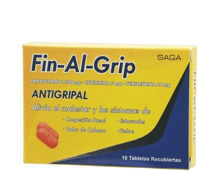 FIN-AL-GRIP (ANTIGRIPAL) X 10 TAB