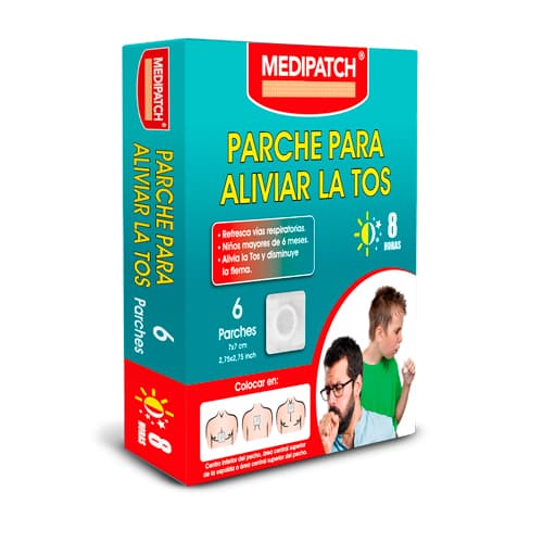 PARCHE PARA ALIVIAR TOS X 6 UND (MEDIPATCH)