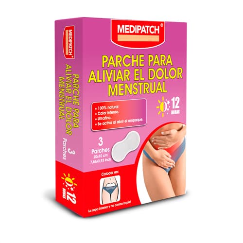PARCHE PARA DOLOR MENSTRUAL X 3 UND (MEDIPATCH)