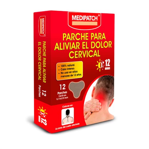 PARCHE PARA ALIVIAR DOLOR CERVICAL X 12 UND (MEDIPATCH)