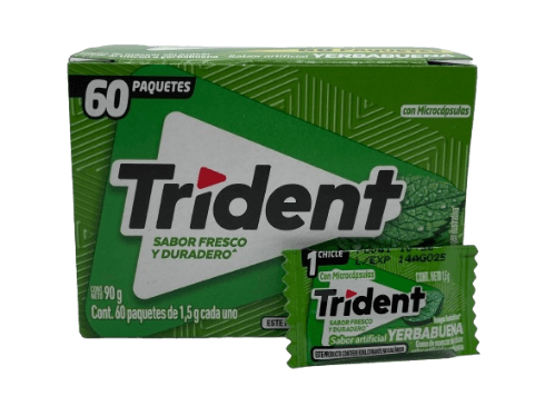 TRIDENT YERBABUENA INDIVIDUAL X 1UND