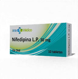 NIFEDIPINA LP 30 MG X 10 TAB ARTE MEDICO